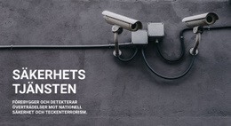 CCTV -Säkerhet - Bästa HTML-Mallen