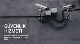 CCTV Güvenliği - Açılış Sayfası Tasarımcısı