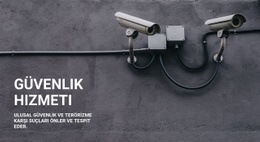 CCTV Güvenliği - HTML Builder Drag And Drop