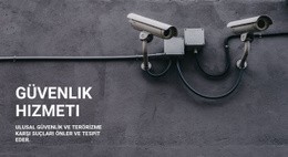 CCTV Güvenliği - Özelleştirilebilir Profesyonel HTML5 Şablonu