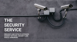 CCTV Security - Landing Page Template