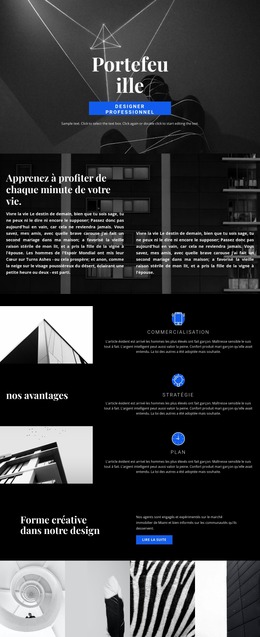 Portfolio De Créateurs De Mode - Modèle De Site Web Joomla