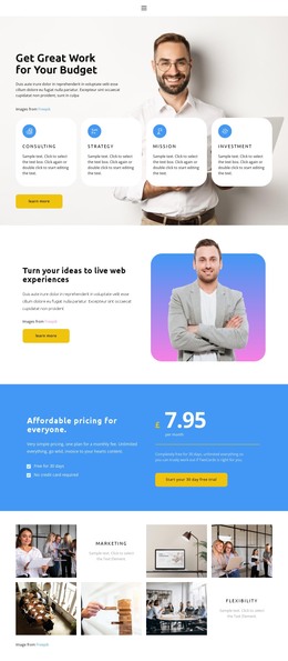 First Number On The Market - HTML5 Template