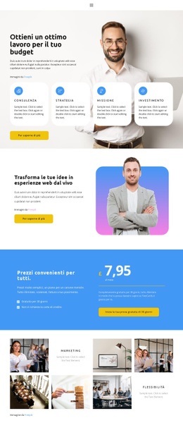 Primo Numero Sul Mercato - Mockup Del Sito Web Reattivo