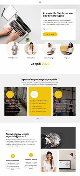 Produkty Biznesowe - HTML Site Builder