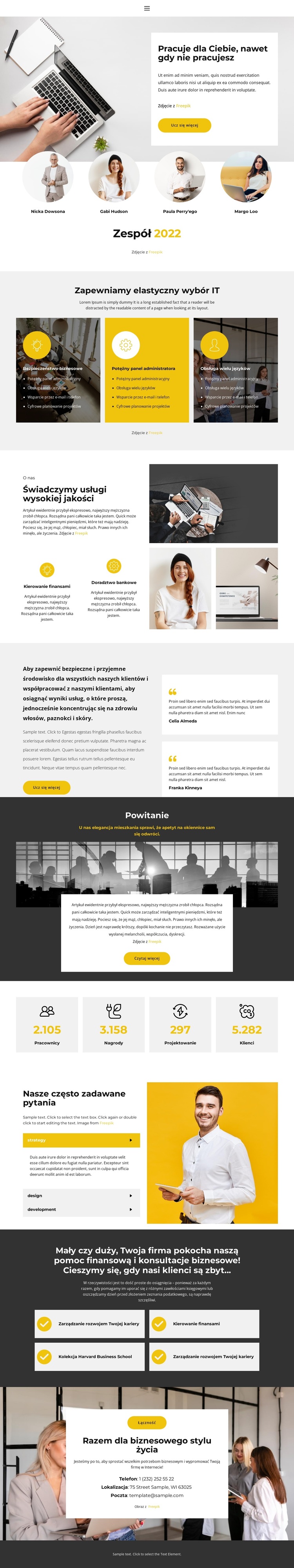 Produkty biznesowe Motyw WordPress