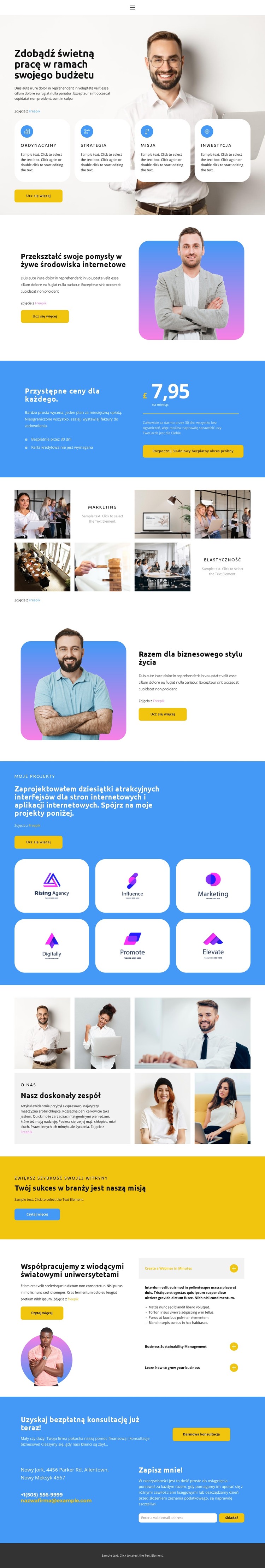 Pierwszy numer na rynku Szablon CSS