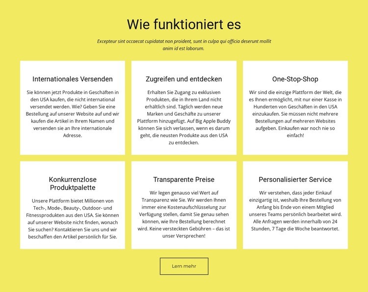 Wir bieten Zwischen- und Dauerlagerung an HTML Website Builder