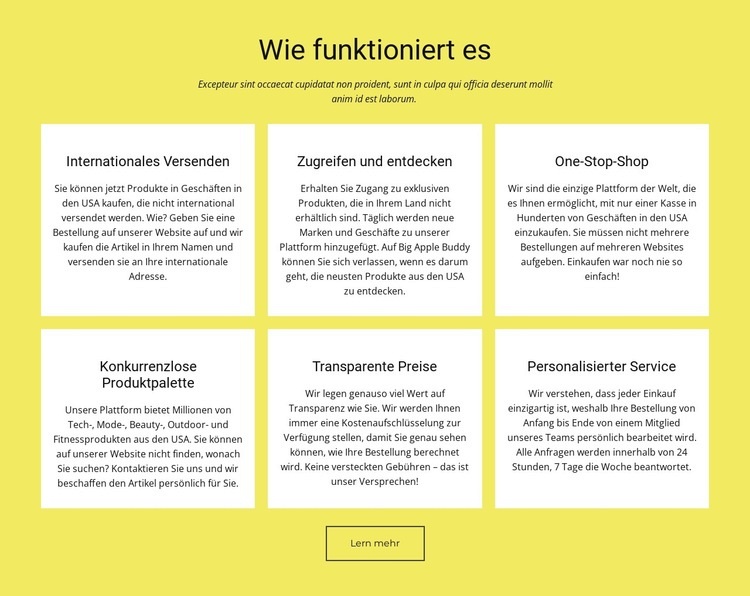 Wir bieten Zwischen- und Dauerlagerung an Website design