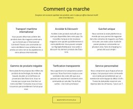 Nous Offrons Des Services De Stockage Temporaire Et Permanent - Modèle HTML5