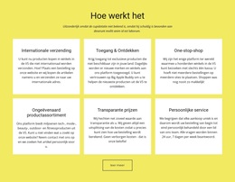 Wij Bieden Tijdelijke En Permanente Opslagdiensten - Modern WordPress-Thema