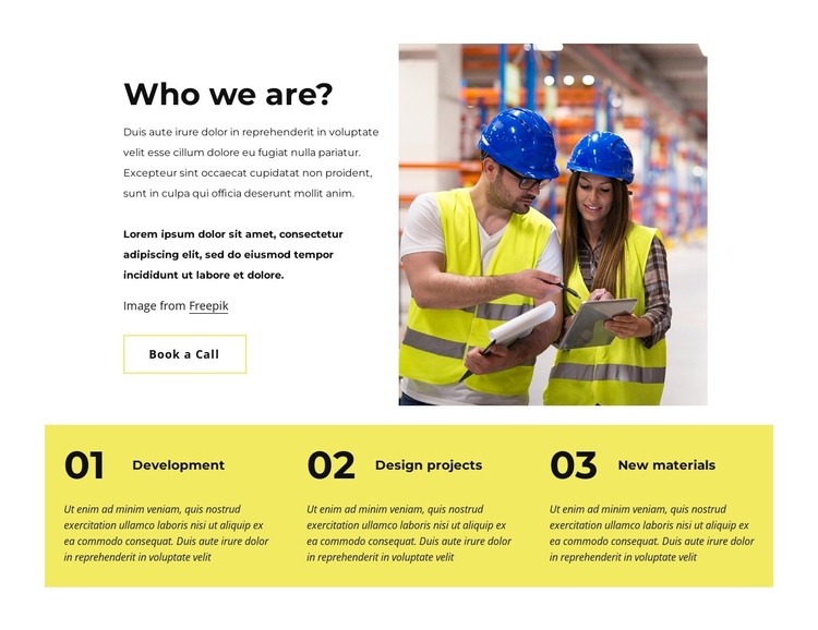 Storage company One Page Template