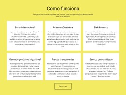Oferecemos Serviços De Armazenamento Temporário E Permanente Modelo De Grade CSS