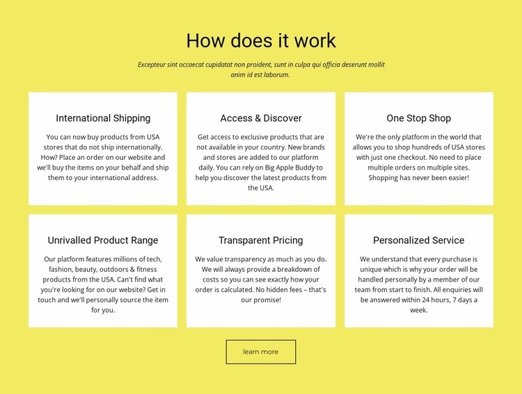 We offer temporary and permanent storage services Webflow Template Alternative