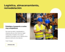 Impresionante Creador De Sitios Web Para Logística, Almacenaje, Reacondicionamiento