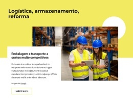 Logística, Armazenamento, Reforma - HTML Designer