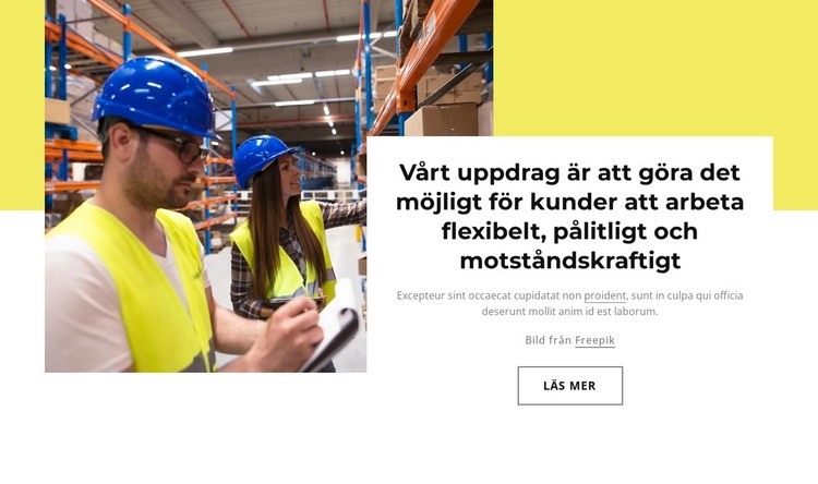 Långtidsförvaringsmöjligheter Hemsidedesign