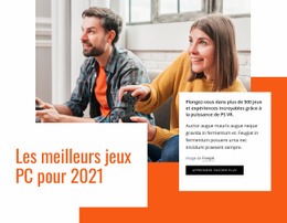 La Meilleure Conception De Site Web Pour Les Meilleurs Jeux PC