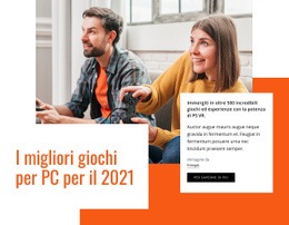 Il Miglior Design Del Sito Web Per I Migliori Giochi Per PC