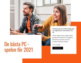 De Bästa Pc -Spelen - Gratis Mall