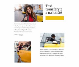 Taxi Transfery Z Letiště - Responzivní Design