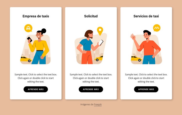 Reserve su traslado Diseño de páginas web