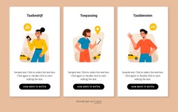 Boek Uw Transfer Flexbox-Sjabloon