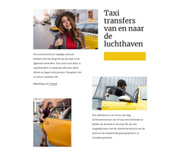 Taxi Transfers Vanaf De Luchthaven - Gratis Websitesjabloon