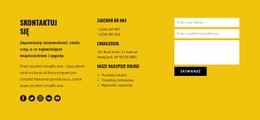 Kontakty Do Usług Transportowych - HTML Designer