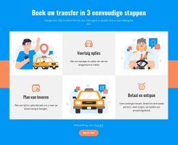 Boek Uw Transfer In 3 Stappen - Beste Bestemmingspagina