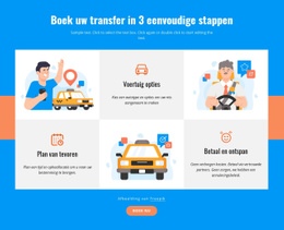 Boek Uw Transfer In 3 Stappen - Moderne Websitebouwer