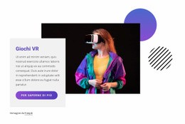 Giochi VR - Progettazione Creativa Del Sito Multiuso