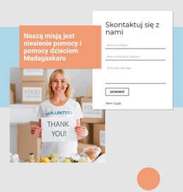 Przekaż Darowiznę, Aby Pomóc Dzieciom Darmowy Szablon CSS