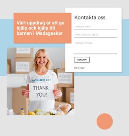 Gratis WordPress-Tema För Donera För Att Hjälpa Barn