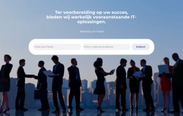 HTML5 Responsief Voor Stad Verwachten