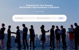 Responsive Web Template For City Expect