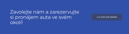 Rezervujte Si Půjčovnu Aut Ve Vašem Okolí – Šablona Prémiového Webu Pro Firmy