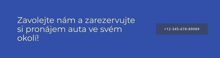 Rezervujte si půjčovnu aut ve vašem okolí Téma WordPress