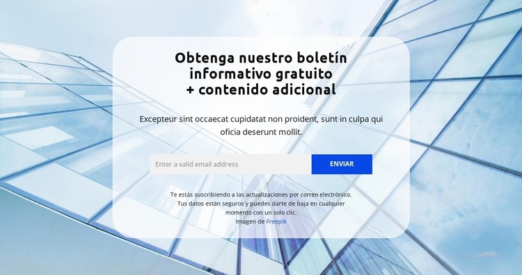 Nivel de experiencia Plantilla Joomla