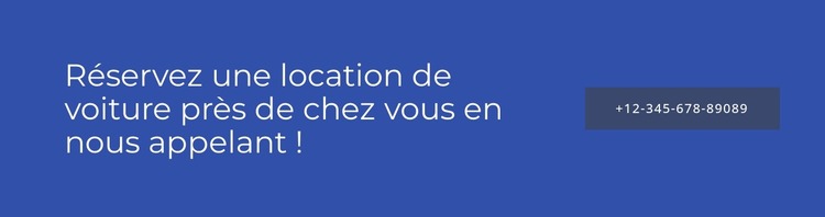 Réservez une location de voiture près de chez vous Modèle Joomla