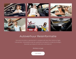 Informatie Voor Reizigers Over Autoverhuur