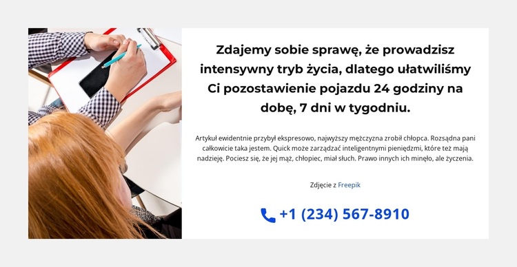 Poziom dowolnej firmy Motyw WordPress