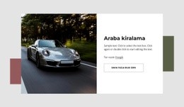 ABD'De Araba Kiralama - Yaratıcı Çok Amaçlı HTML5 Şablonu