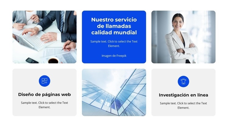 El mercado de seguros Creador de sitios web HTML