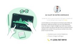 Notre Expertise S'Étend - Maquette De Site Web Réactive