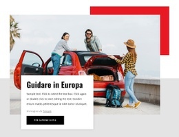 Splendido Modello HTML5 Per Guidare In Europa
