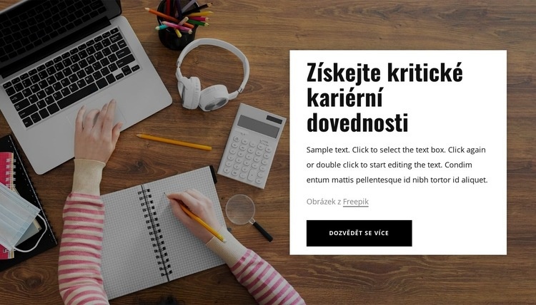 Získejte kritické kariérní dovednosti Šablona CSS