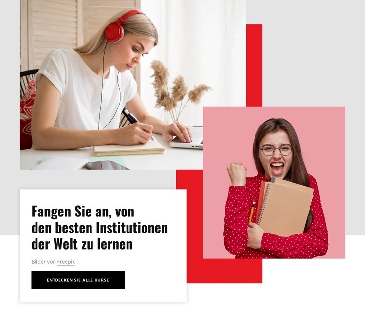 Bringen Sie Ihre Karriere voran Website design