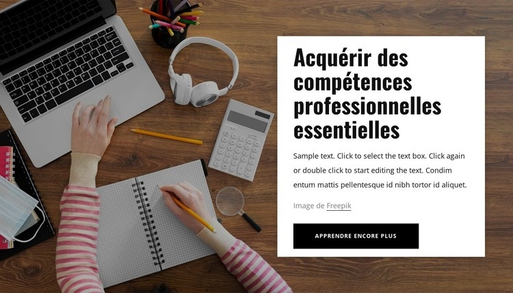 Acquérir des compétences professionnelles essentielles Créateur de site Web HTML