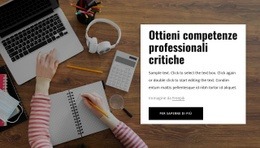 Ottieni Competenze Professionali Critiche - Modello Di Una Pagina